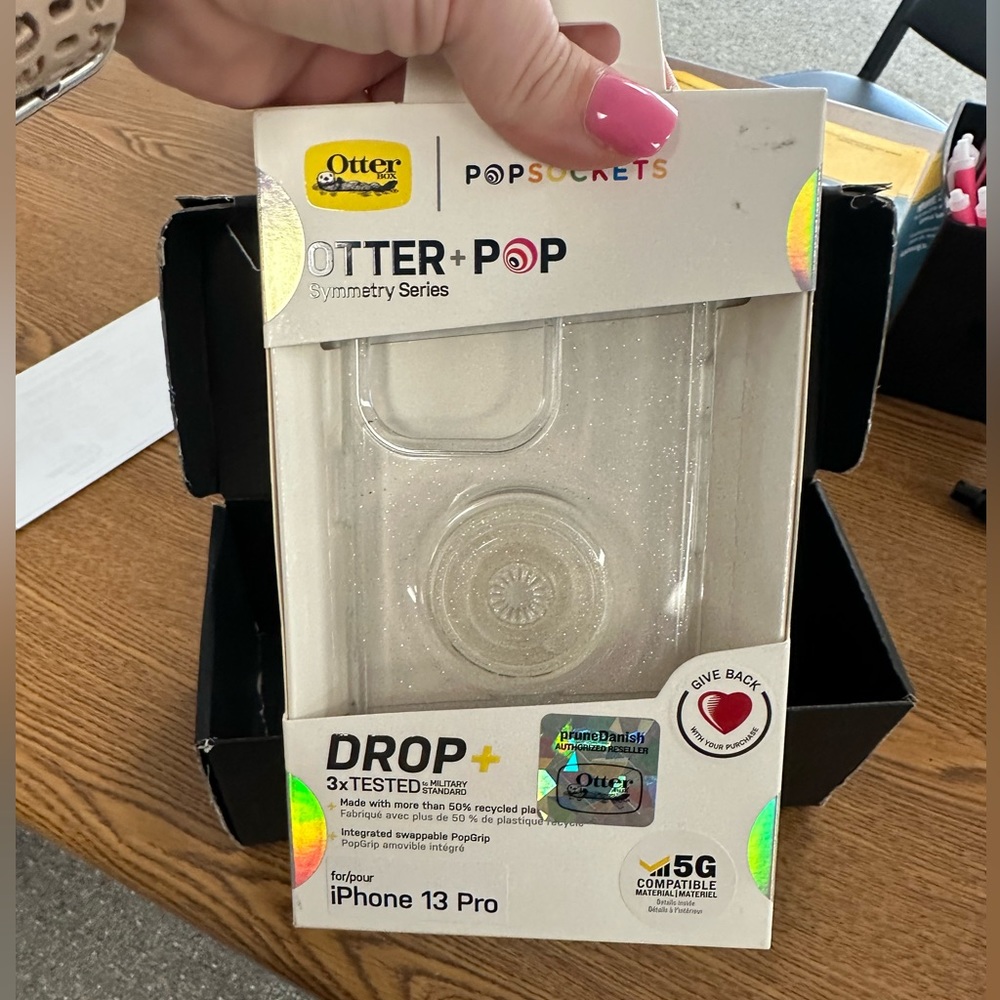 iPhone 13 Pro Otter Box w/pop socket
